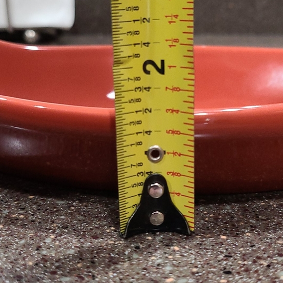 Chantal 2 pc set Bakeware 2 Cup Casserole 3 Cup Serving Bowl Sienna Orange Glaze - Picture 6 of 12